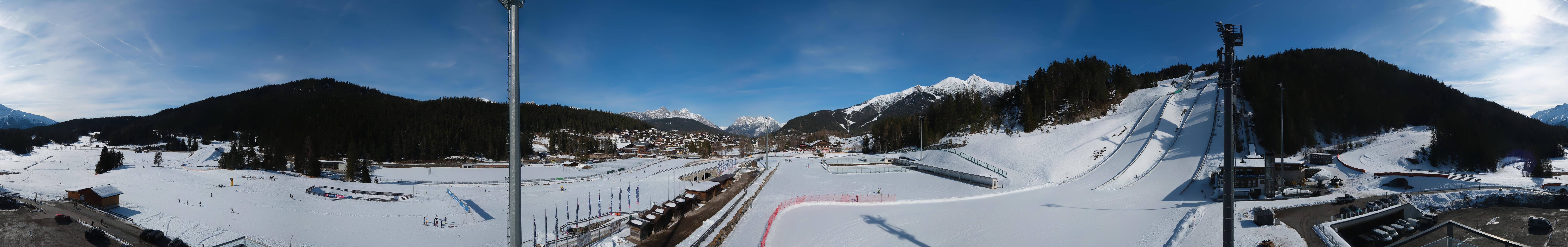 Archived image Webcam Panoramic view Seefeld Casino Arena
