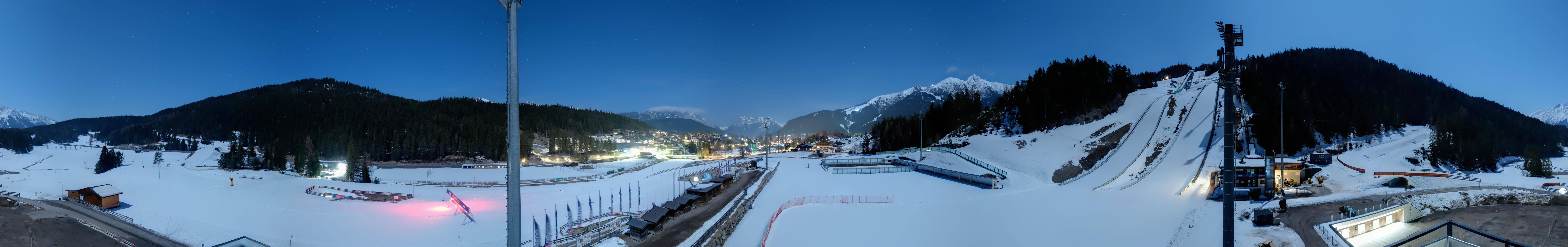 Archiv Foto Webcam Seefeld: Rundblick Casino Arena