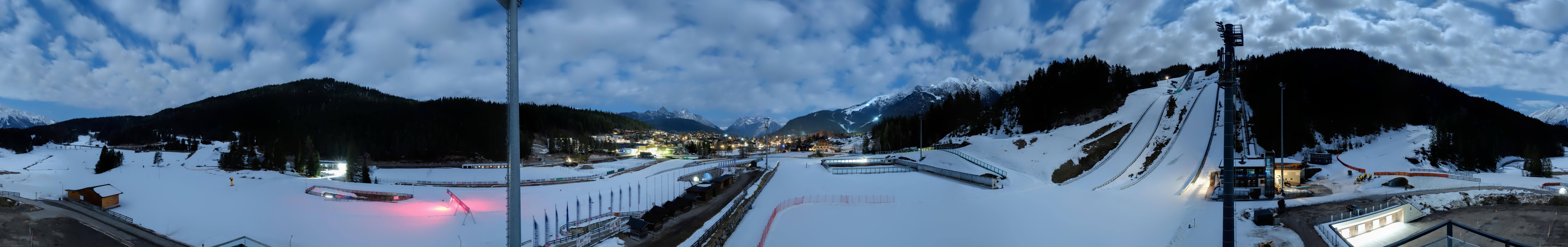 Archiv Foto Webcam Seefeld: Rundblick Casino Arena