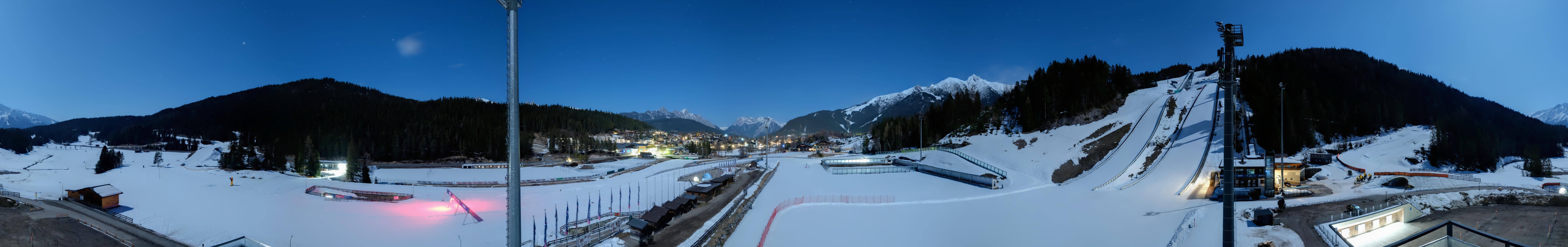 Archiv Foto Webcam Seefeld: Rundblick Casino Arena