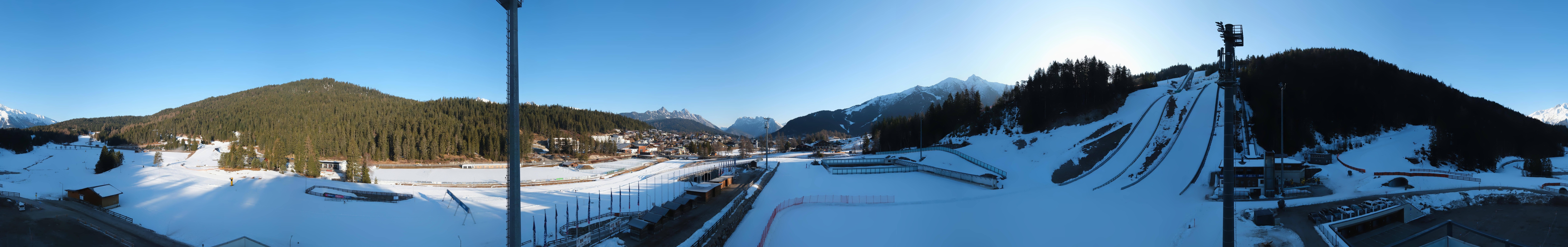 Archiv Foto Webcam Seefeld: Rundblick Casino Arena