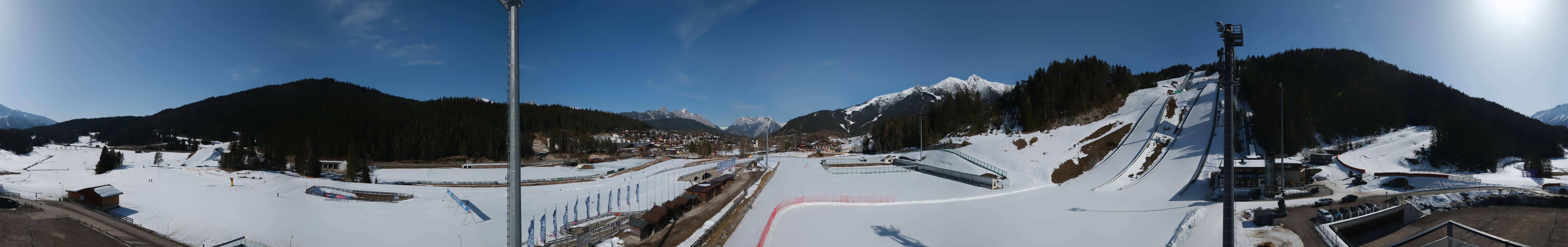 Archiv Foto Webcam Seefeld: Rundblick Casino Arena
