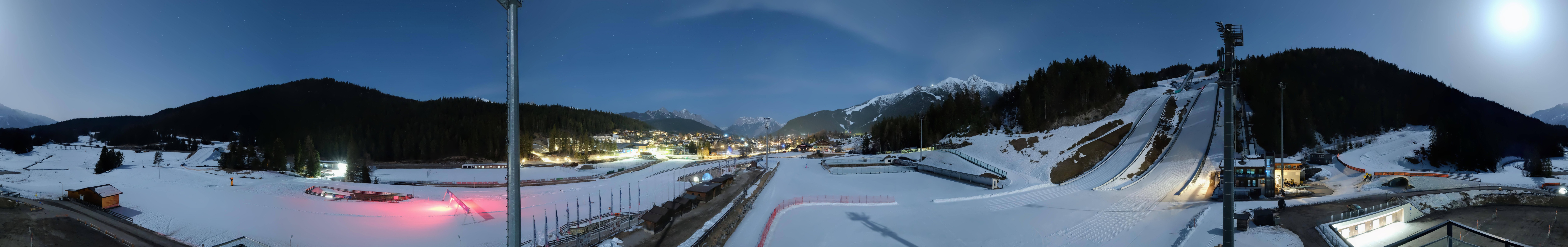 Archiv Foto Webcam Seefeld: Rundblick Casino Arena