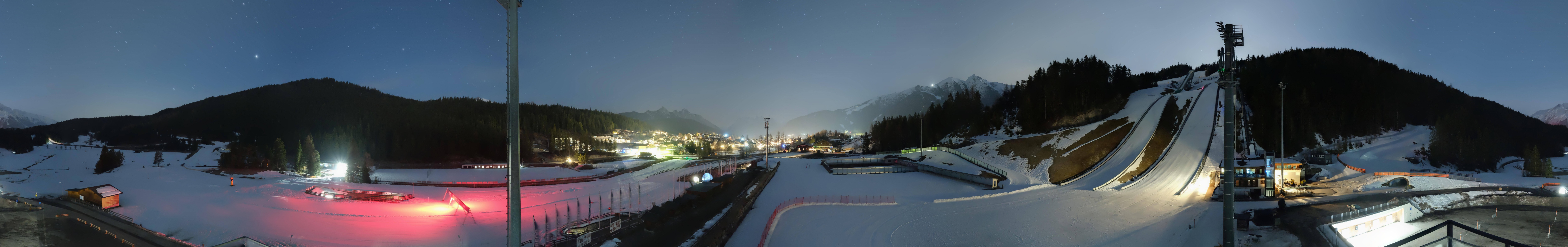 Archiv Foto Webcam Seefeld: Rundblick Casino Arena