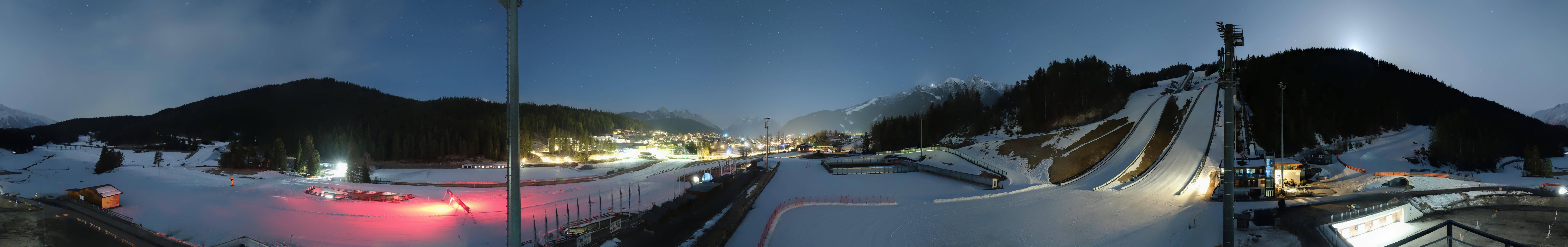 Archiv Foto Webcam Seefeld: Rundblick Casino Arena