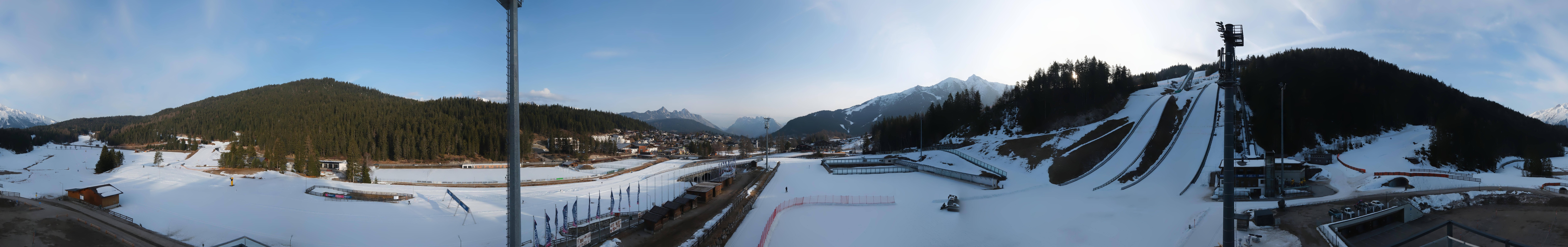 Archiv Foto Webcam Seefeld: Rundblick Casino Arena