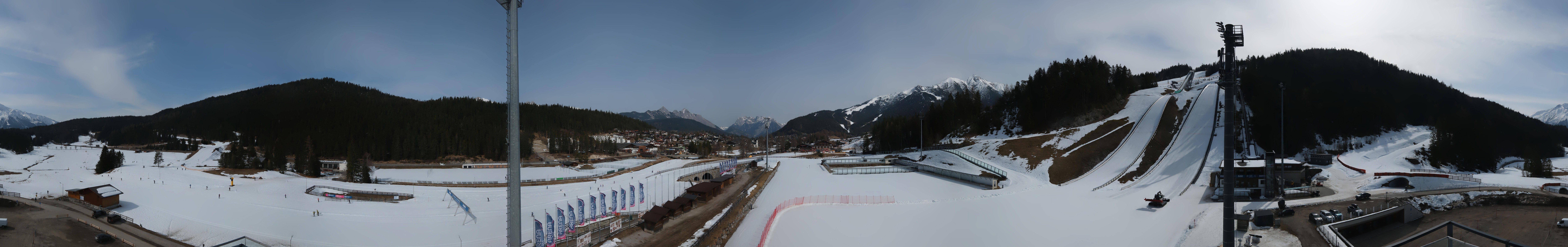 Archiv Foto Webcam Seefeld: Rundblick Casino Arena