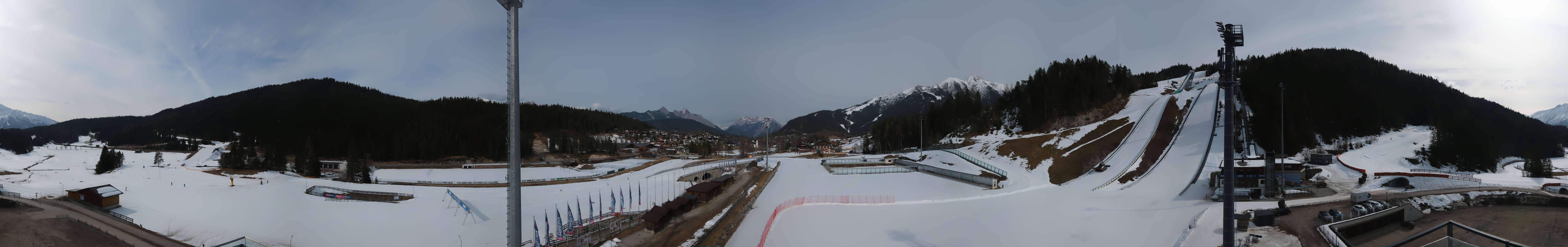 Archiv Foto Webcam Seefeld: Rundblick Casino Arena