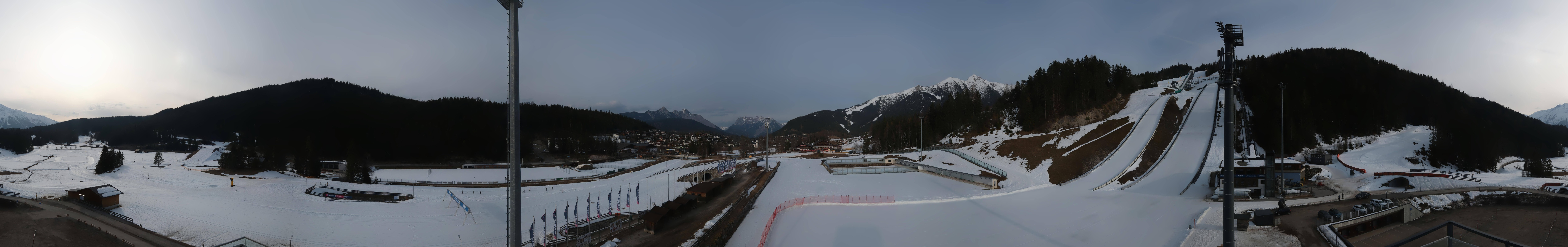 Archiv Foto Webcam Seefeld: Rundblick Casino Arena