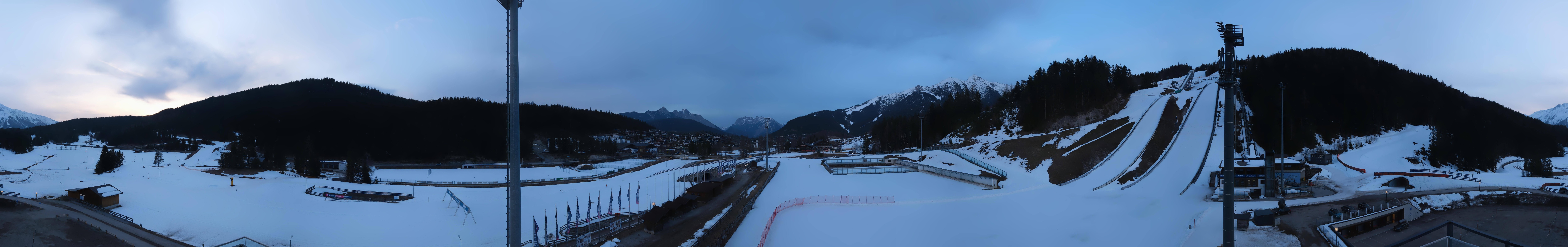 Archiv Foto Webcam Seefeld: Rundblick Casino Arena