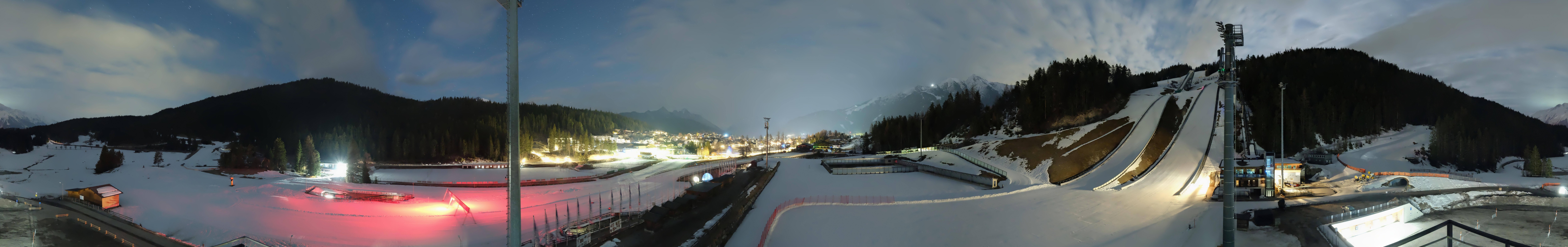 Archiv Foto Webcam Seefeld: Rundblick Casino Arena