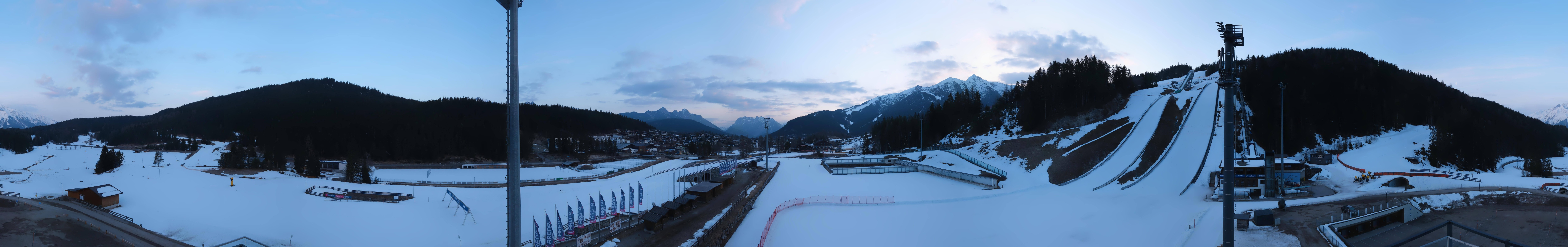 Archiv Foto Webcam Seefeld: Rundblick Casino Arena