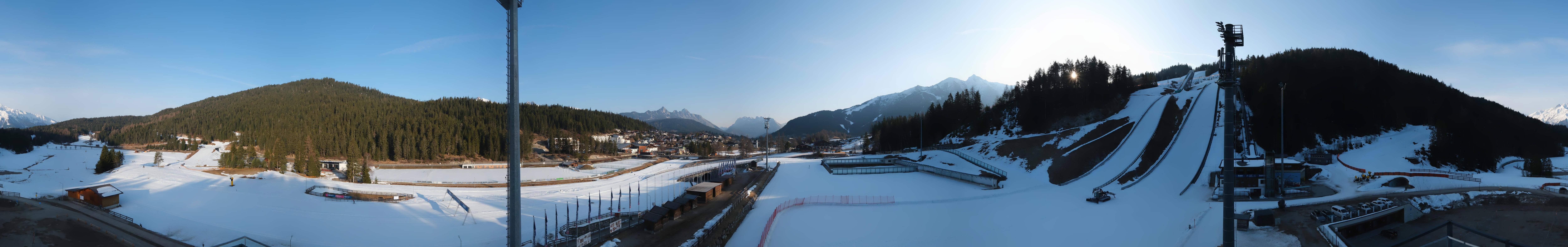 Archiv Foto Webcam Seefeld: Rundblick Casino Arena