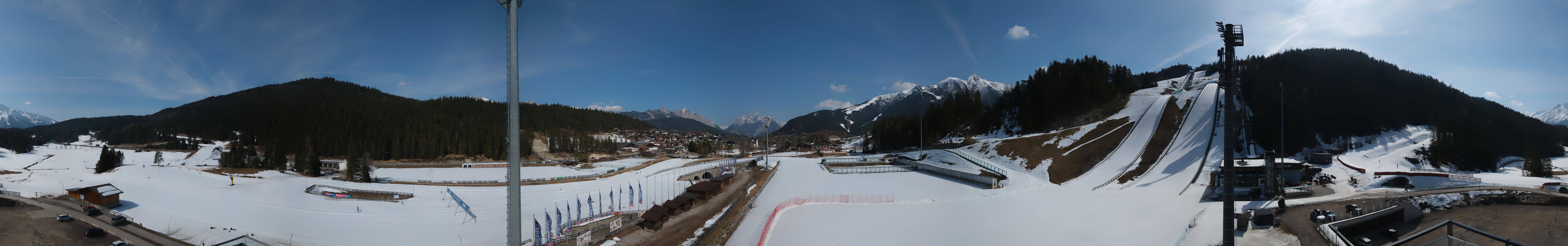 Archiv Foto Webcam Seefeld: Rundblick Casino Arena