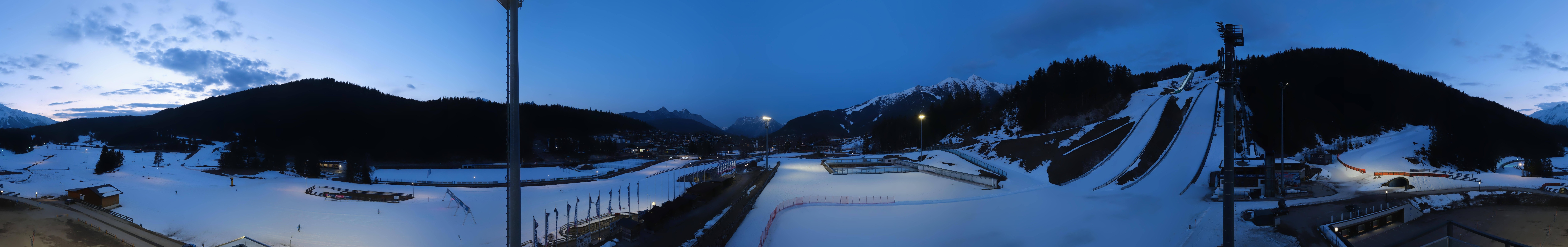 Archiv Foto Webcam Seefeld: Rundblick Casino Arena