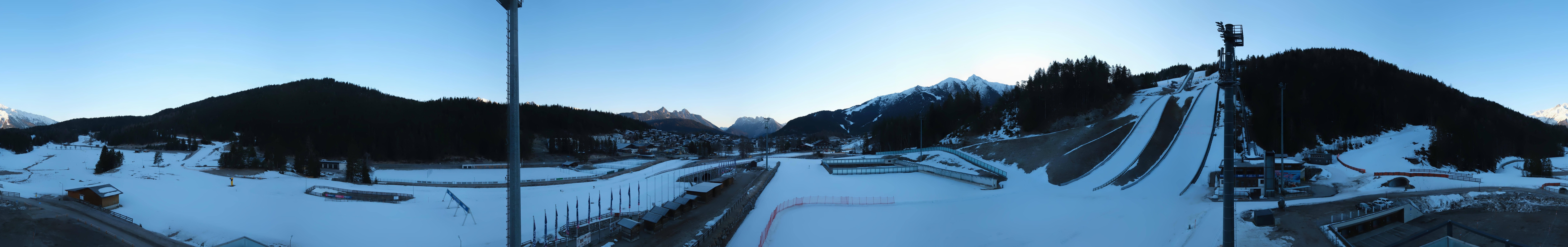 Archiv Foto Webcam Seefeld: Rundblick Casino Arena