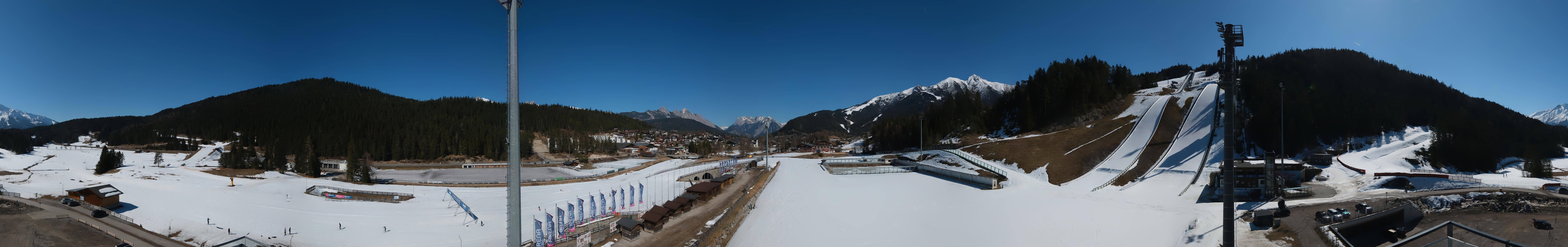 Archiv Foto Webcam Seefeld: Rundblick Casino Arena