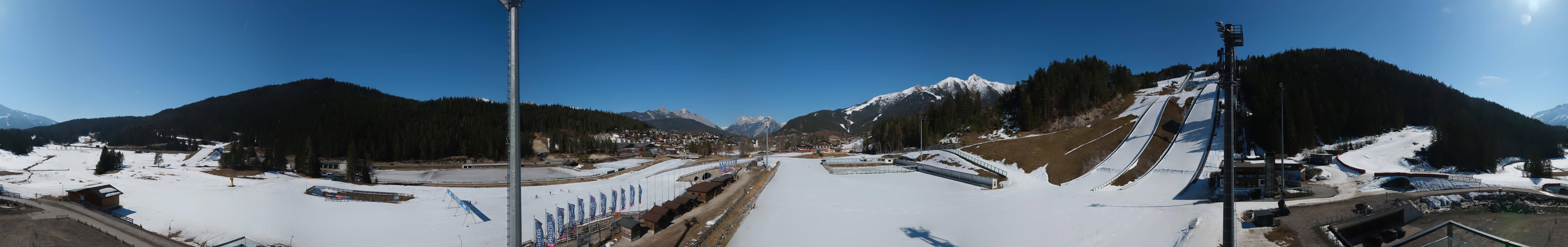 Archiv Foto Webcam Seefeld: Rundblick Casino Arena