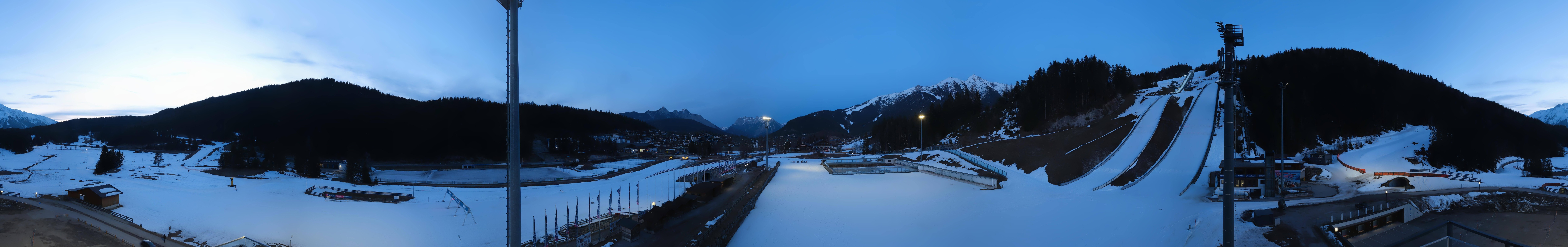 Archiv Foto Webcam Seefeld: Rundblick Casino Arena