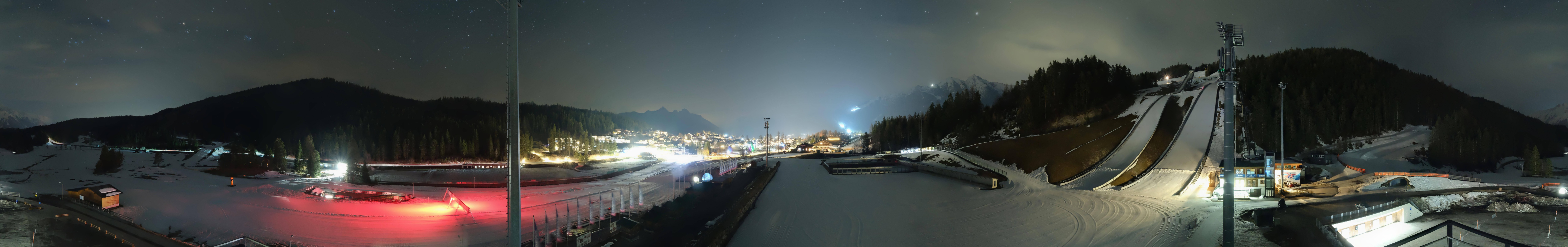 Archiv Foto Webcam Seefeld: Rundblick Casino Arena