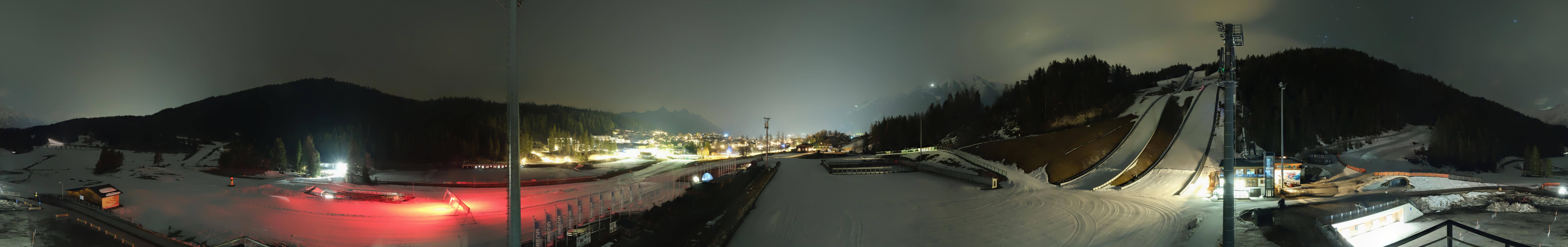 Archiv Foto Webcam Seefeld: Rundblick Casino Arena