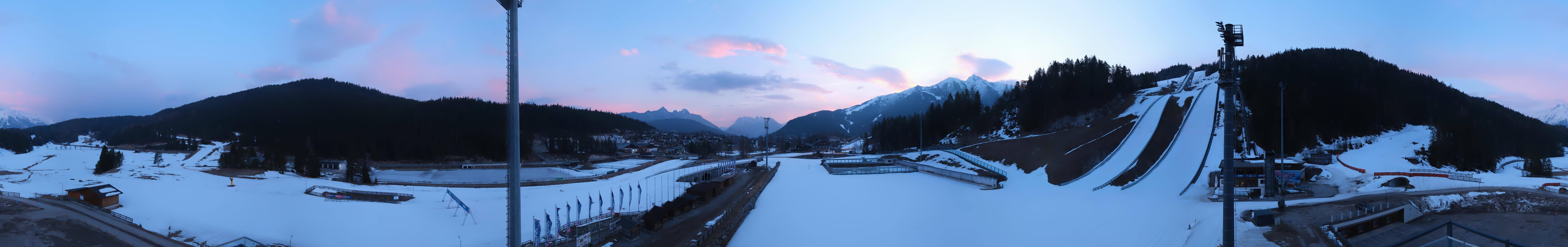 Archiv Foto Webcam Seefeld: Rundblick Casino Arena