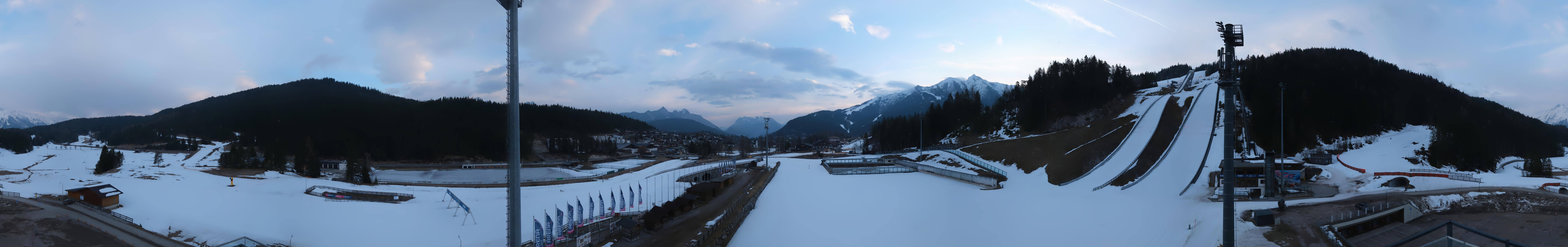 Archiv Foto Webcam Seefeld: Rundblick Casino Arena