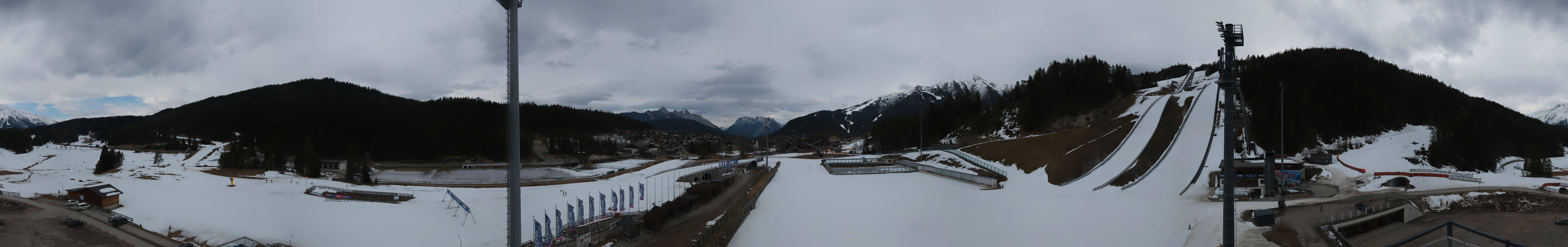 Archiv Foto Webcam Seefeld: Rundblick Casino Arena