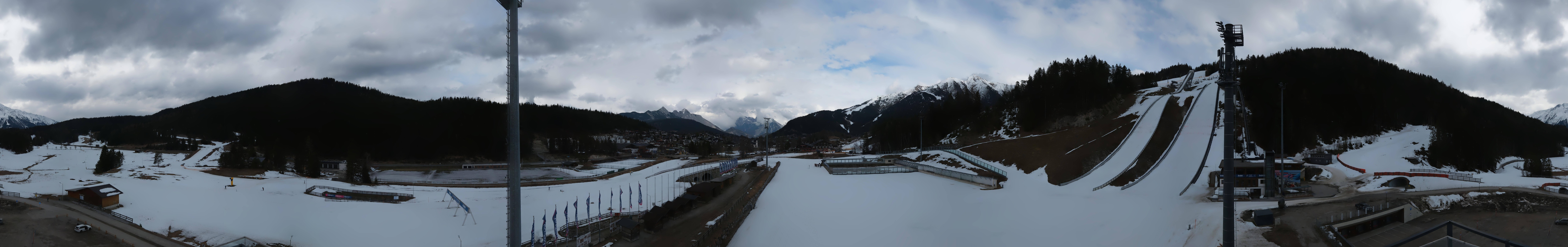 Archiv Foto Webcam Seefeld: Rundblick Casino Arena