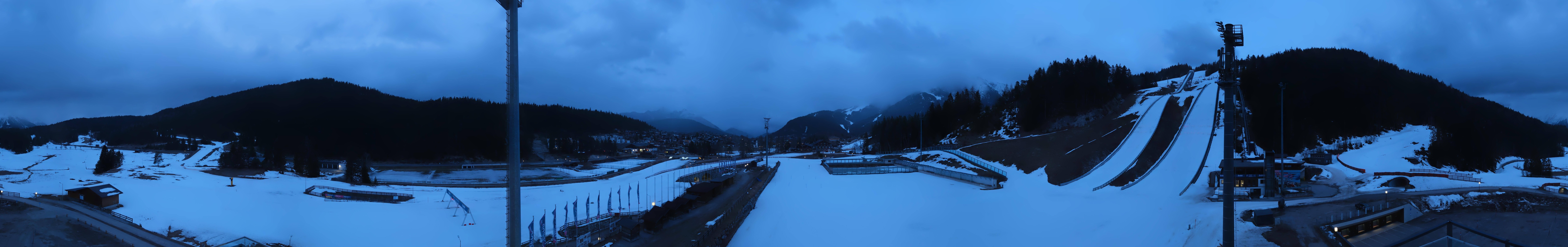 Archiv Foto Webcam Seefeld: Rundblick Casino Arena