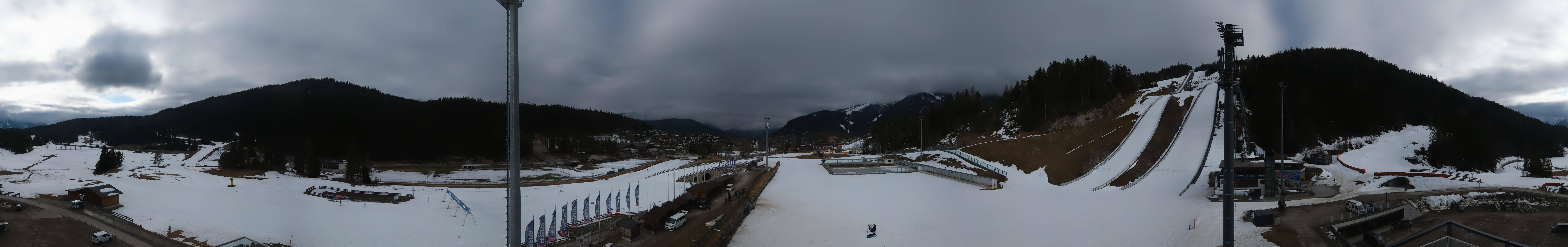 Archiv Foto Webcam Seefeld: Rundblick Casino Arena