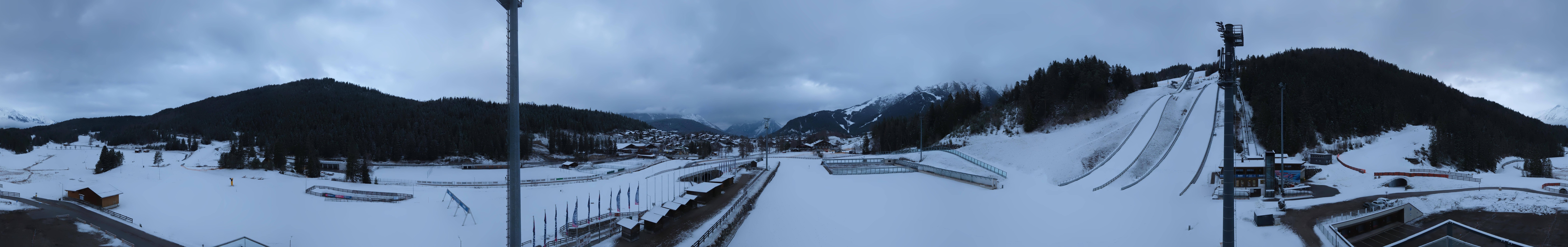 Archiv Foto Webcam Seefeld: Rundblick Casino Arena