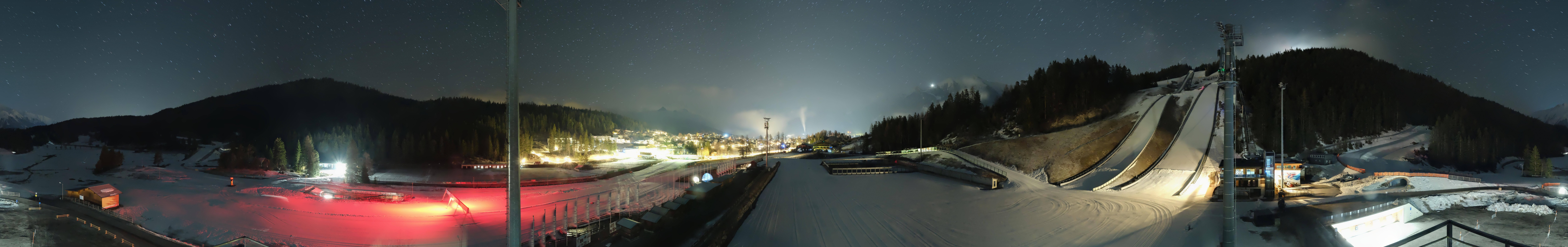 Archiv Foto Webcam Seefeld: Rundblick Casino Arena