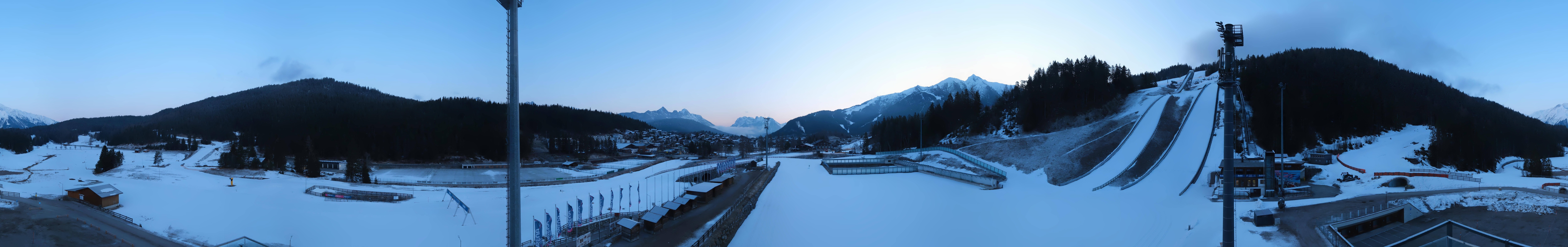 Archiv Foto Webcam Seefeld: Rundblick Casino Arena