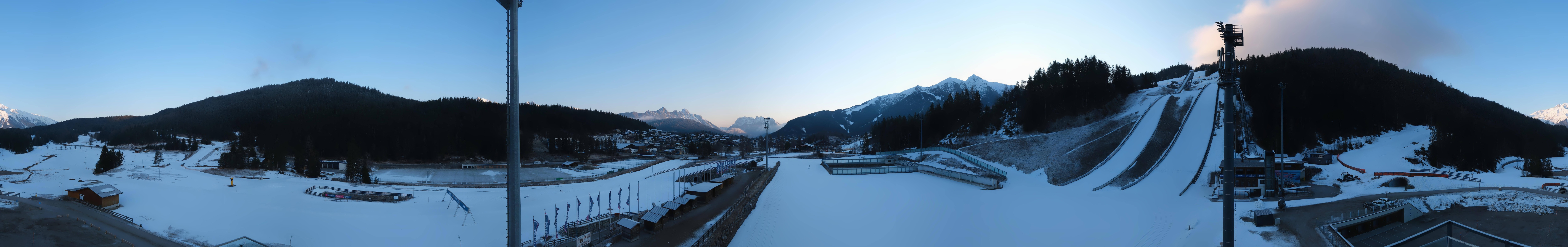 Archiv Foto Webcam Seefeld: Rundblick Casino Arena