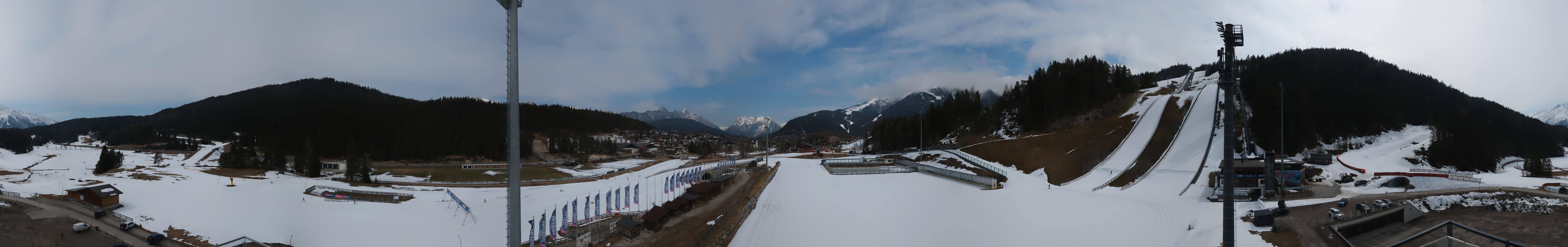 Archiv Foto Webcam Seefeld: Rundblick Casino Arena