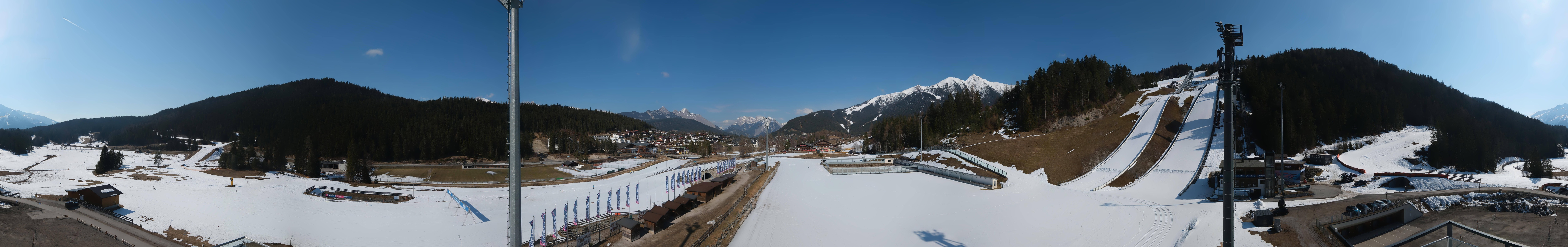 Archiv Foto Webcam Seefeld: Rundblick Casino Arena