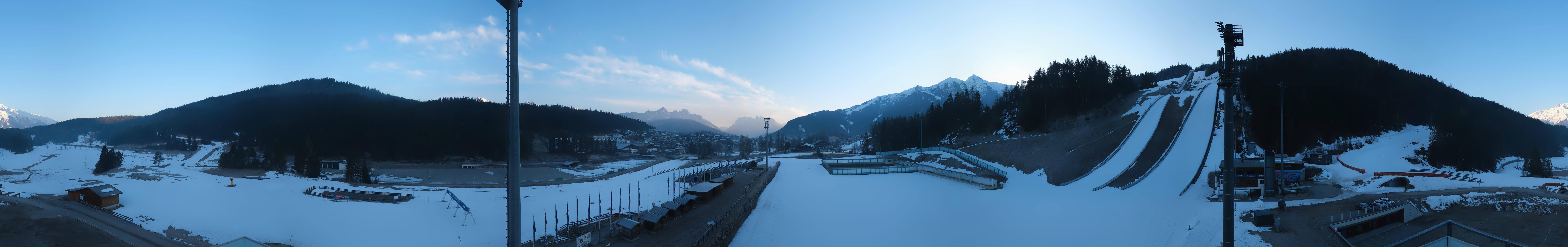 Archiv Foto Webcam Seefeld: Rundblick Casino Arena