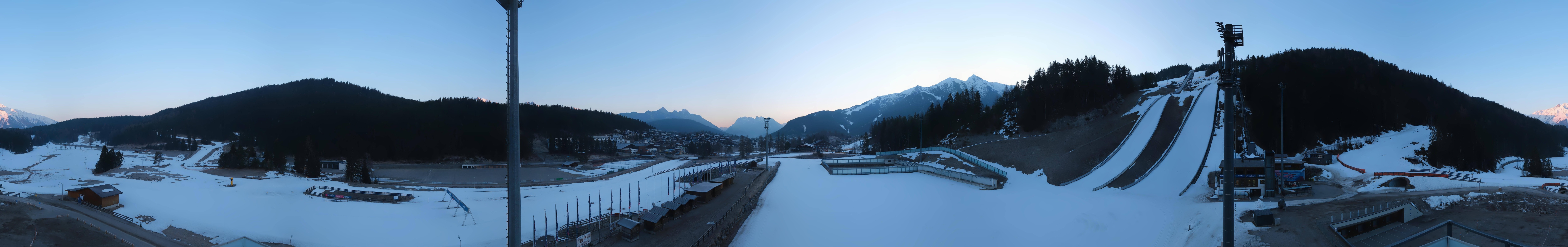 Archiv Foto Webcam Seefeld: Rundblick Casino Arena