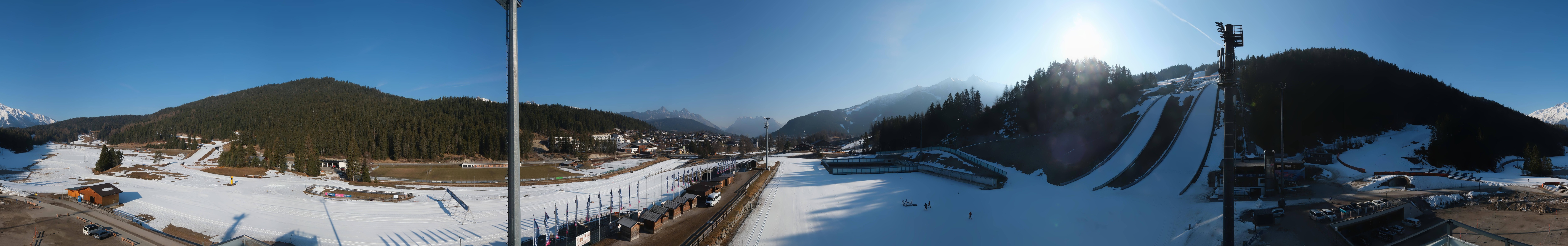 Archiv Foto Webcam Seefeld: Rundblick Casino Arena