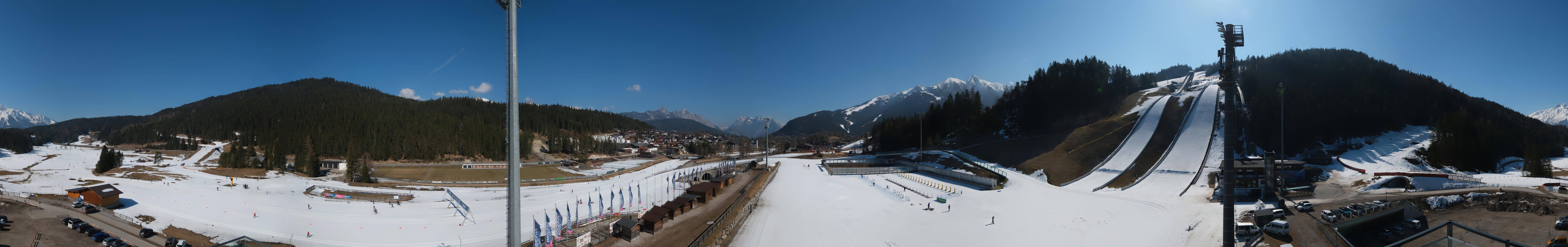 Archiv Foto Webcam Seefeld: Rundblick Casino Arena