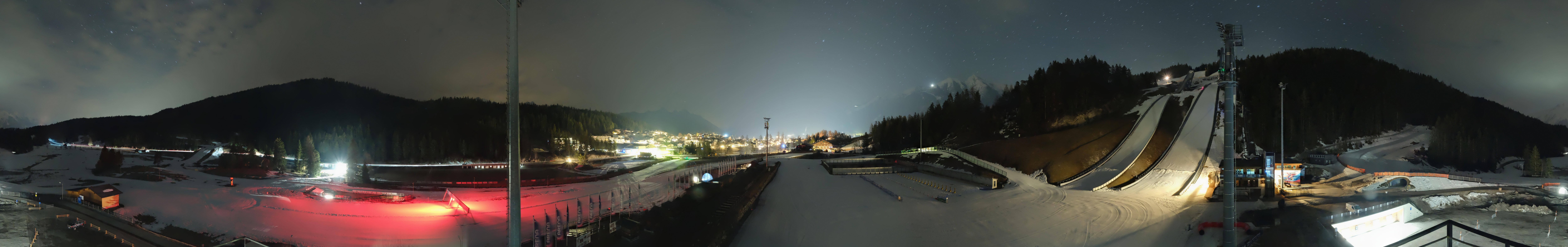 Archiv Foto Webcam Seefeld: Rundblick Casino Arena