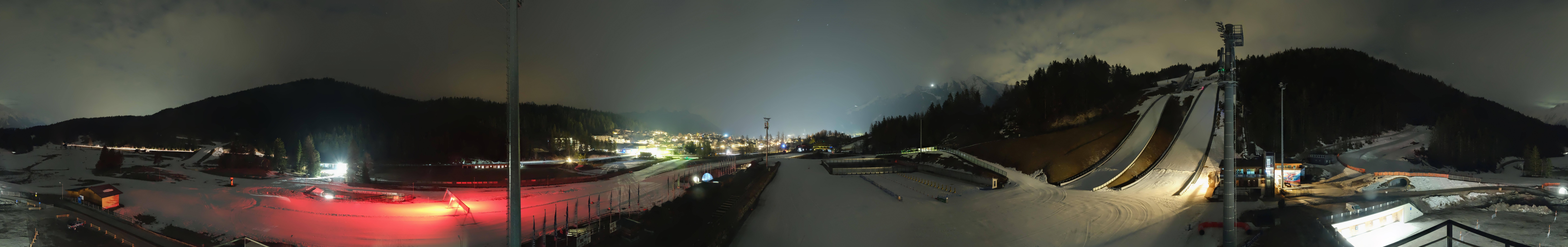Archiv Foto Webcam Seefeld: Rundblick Casino Arena