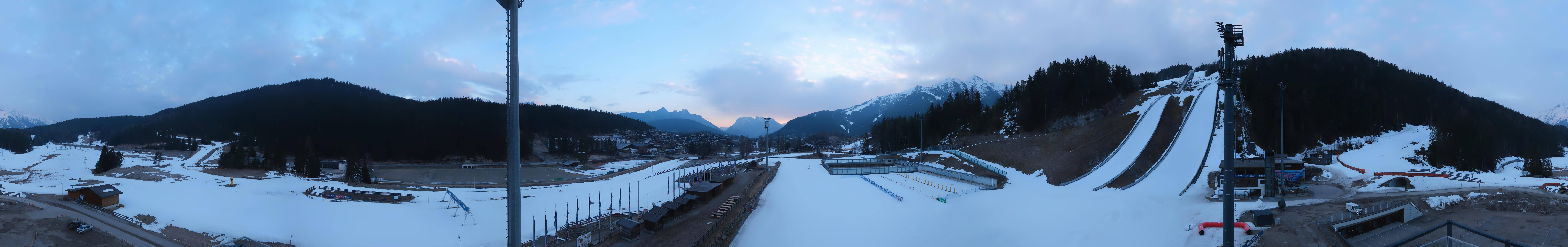 Archiv Foto Webcam Seefeld: Rundblick Casino Arena