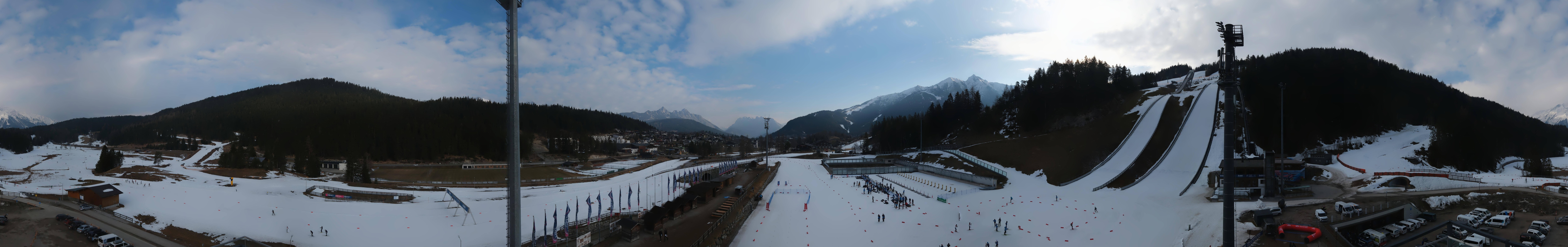 Archiv Foto Webcam Seefeld: Rundblick Casino Arena