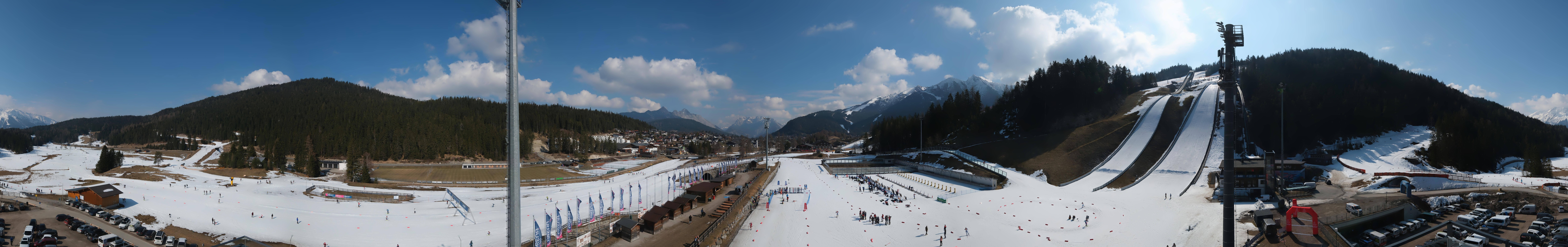 Archiv Foto Webcam Seefeld: Rundblick Casino Arena