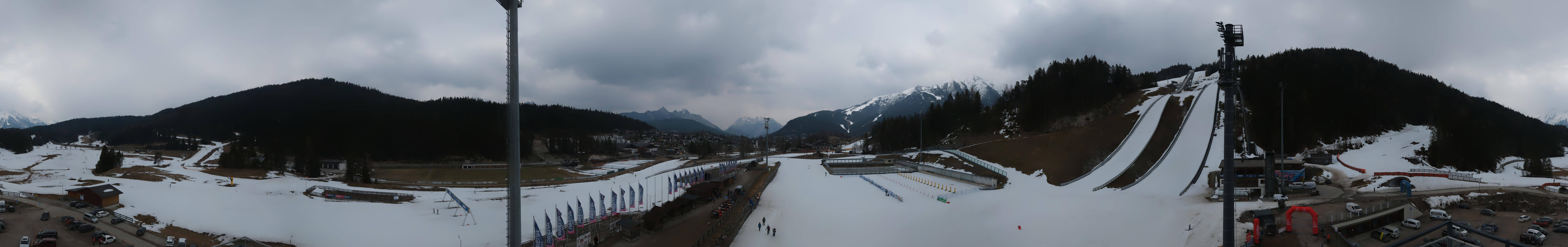 Archiv Foto Webcam Seefeld: Rundblick Casino Arena