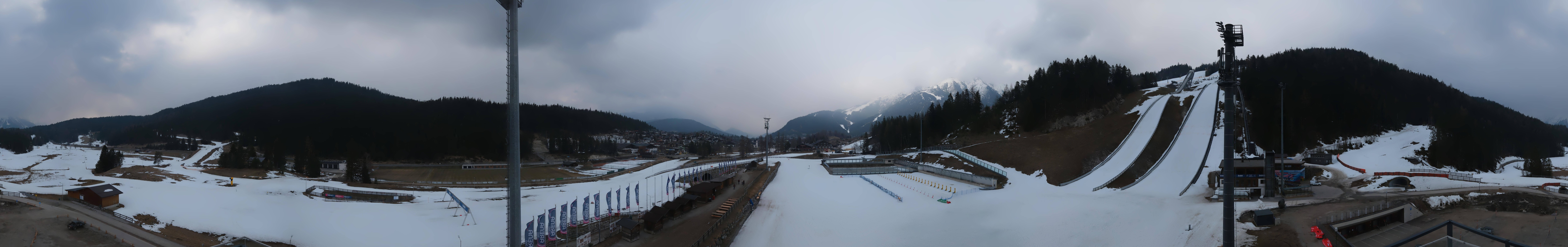 Archiv Foto Webcam Seefeld: Rundblick Casino Arena