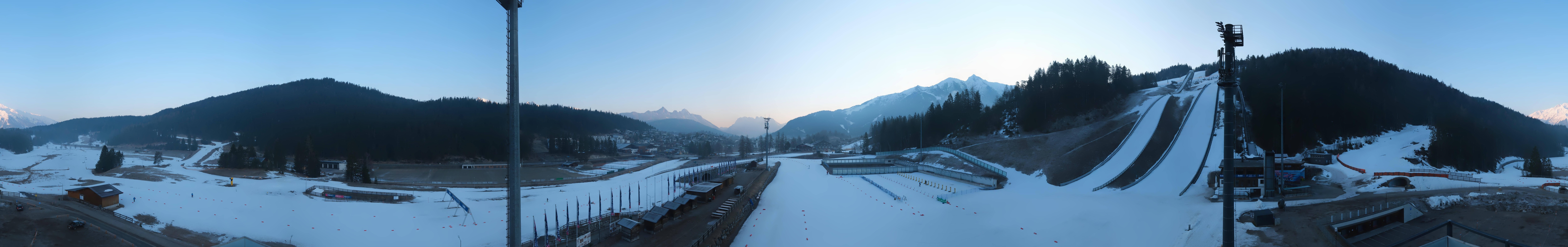 Archiv Foto Webcam Seefeld: Rundblick Casino Arena