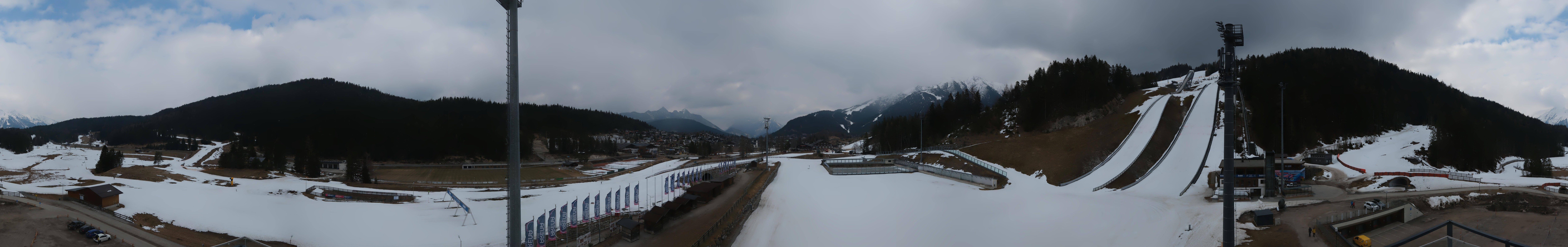 Archiv Foto Webcam Seefeld: Rundblick Casino Arena